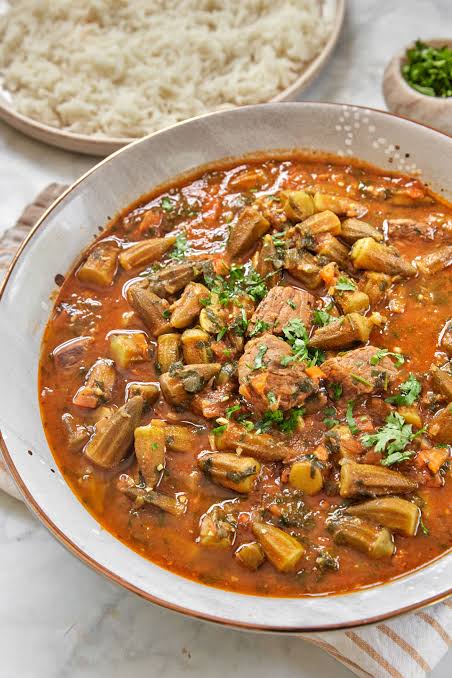 Bamya with Lamb